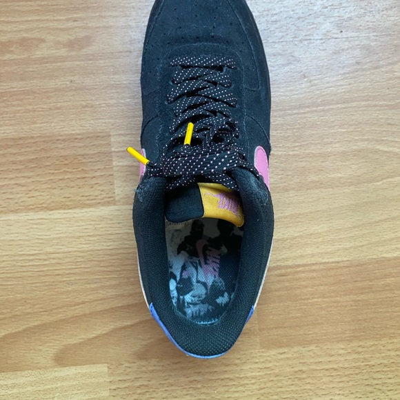 nike air force 1 black flamingo